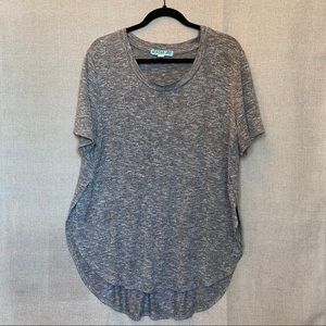 🖤3 for $20🖤 Gray Side-Slit Soft Tee